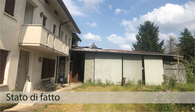 Corpo laterale da demolire - stato di fatto